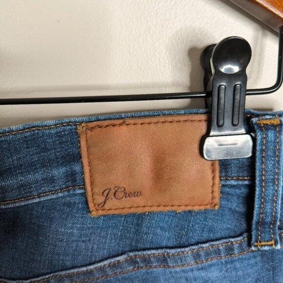 J. Crew Lookout High Rise Skinny Retro 80s Distressed Boho Patchwork Jeans 28T - Picture 7 of 12